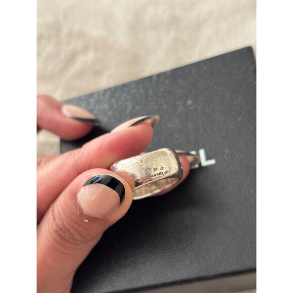 Chanel Silver Ring With Box & Authenticity Certificate - Picture 3 of 5